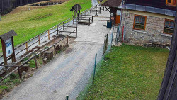 Terasa horského hotelu