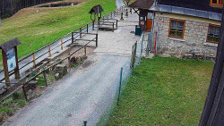 Terasa horského hotelu