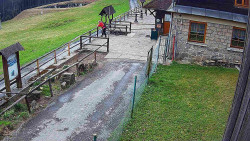 Terasa horského hotelu