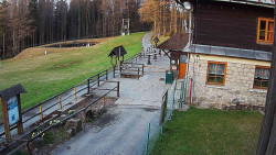 Terasa horského hotelu