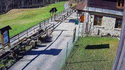 Terasa horského hotelu