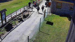 Terasa horského hotelu