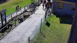 Terasa horského hotelu