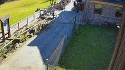 Terasa horského hotelu