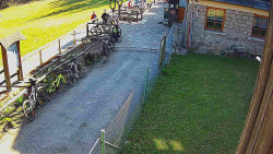 Terasa horského hotelu