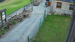 Terasa horského hotelu