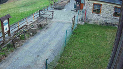 Terasa horského hotelu