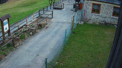 Terasa horského hotelu