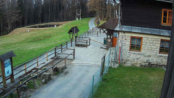 Terasa horského hotelu