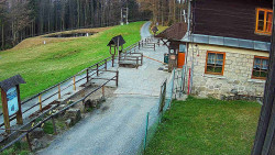 Terasa horského hotelu