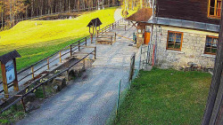 Terasa horského hotelu