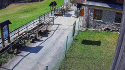 Terasa horského hotelu