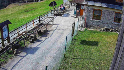 Terasa horského hotelu