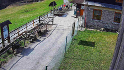 Terasa horského hotelu