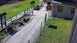 Terasa horského hotelu