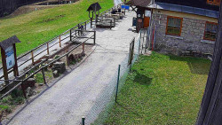 Terasa horského hotelu