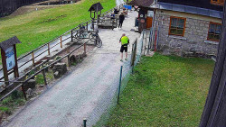 Terasa horského hotelu