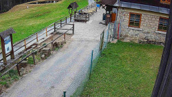 Terasa horského hotelu