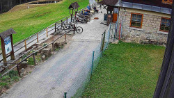 Terasa horského hotelu