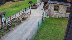 Terasa horského hotelu