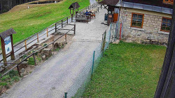 Terasa horského hotelu