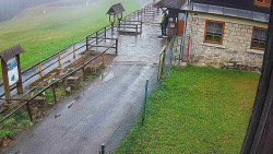 Terasa horského hotelu