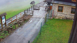 Terasa horského hotelu