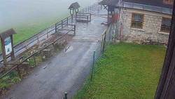 Terasa horského hotelu