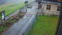 Terasa horského hotelu