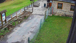 Terasa horského hotelu