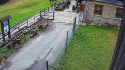 Terasa horského hotelu