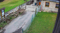 Terasa horského hotelu