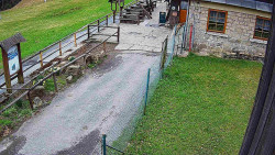 Terasa horského hotelu