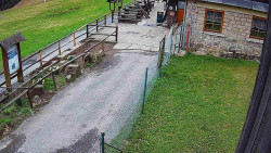 Terasa horského hotelu