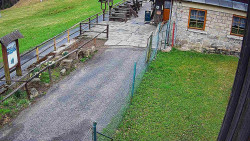 Terasa horského hotelu