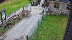 Terasa horského hotelu