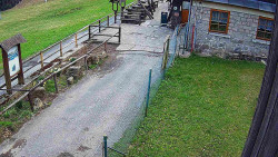 Terasa horského hotelu