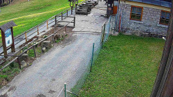 Terasa horského hotelu