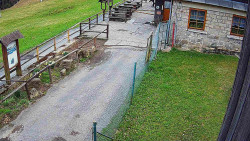 Terasa horského hotelu