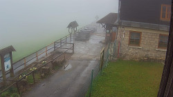 Terasa horského hotelu