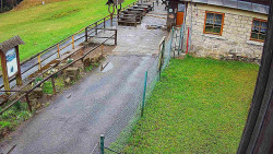 Terasa horského hotelu