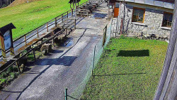 Terasa horského hotelu