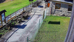 Terasa horského hotelu