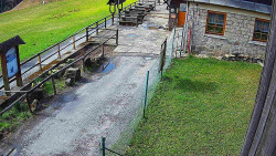 Terasa horského hotelu