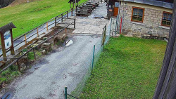 Terasa horského hotelu