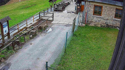 Terasa horského hotelu