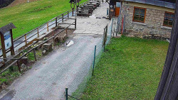 Terasa horského hotelu