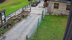 Terasa horského hotelu