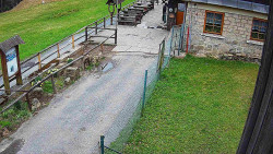 Terasa horského hotelu