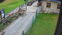 Terasa horského hotelu